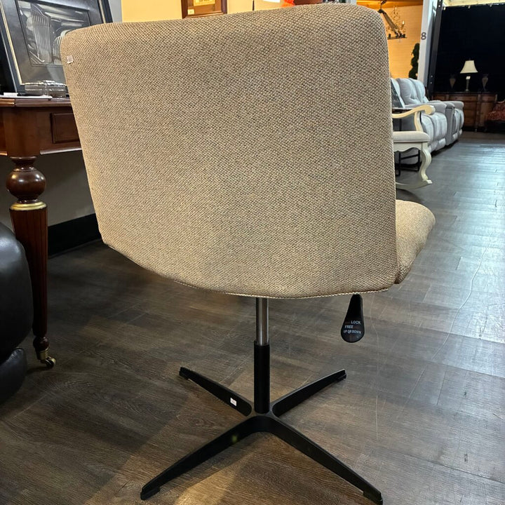 Upholstered Swivel Desk Chair w/ Adjustable Height