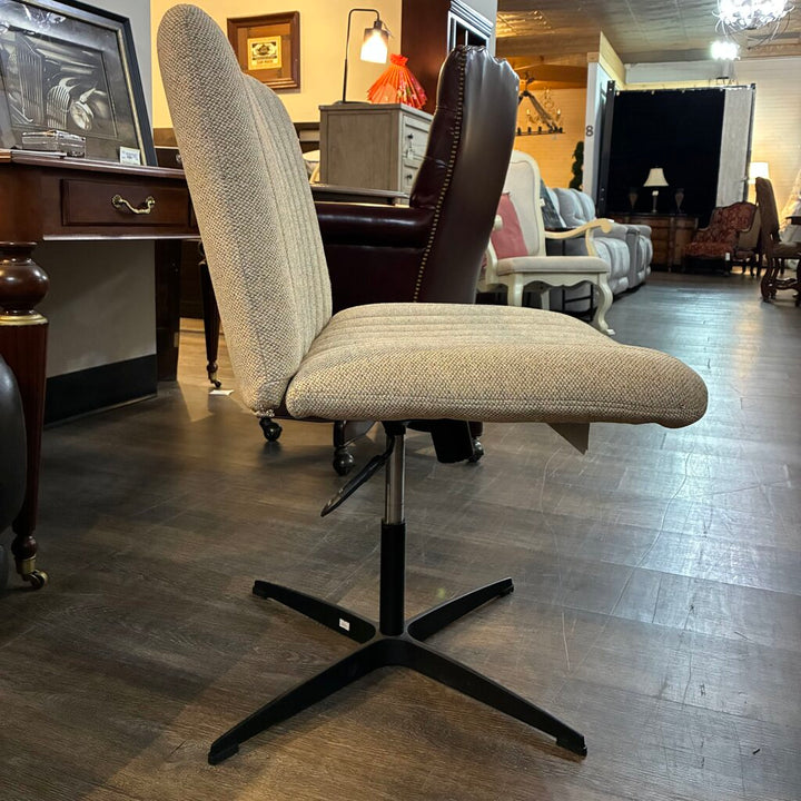Upholstered Swivel Desk Chair w/ Adjustable Height
