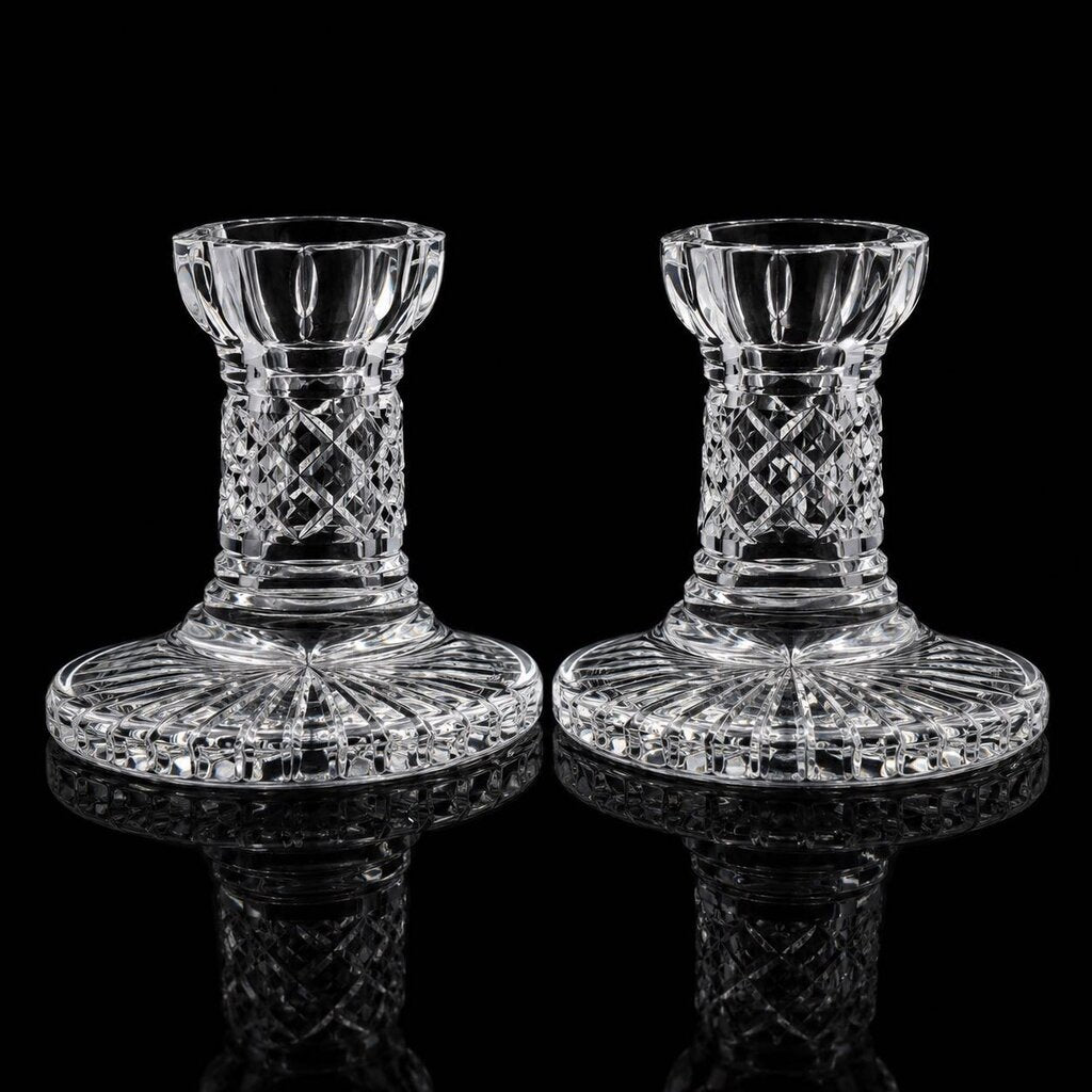 Pair of Crystal Candlesticks