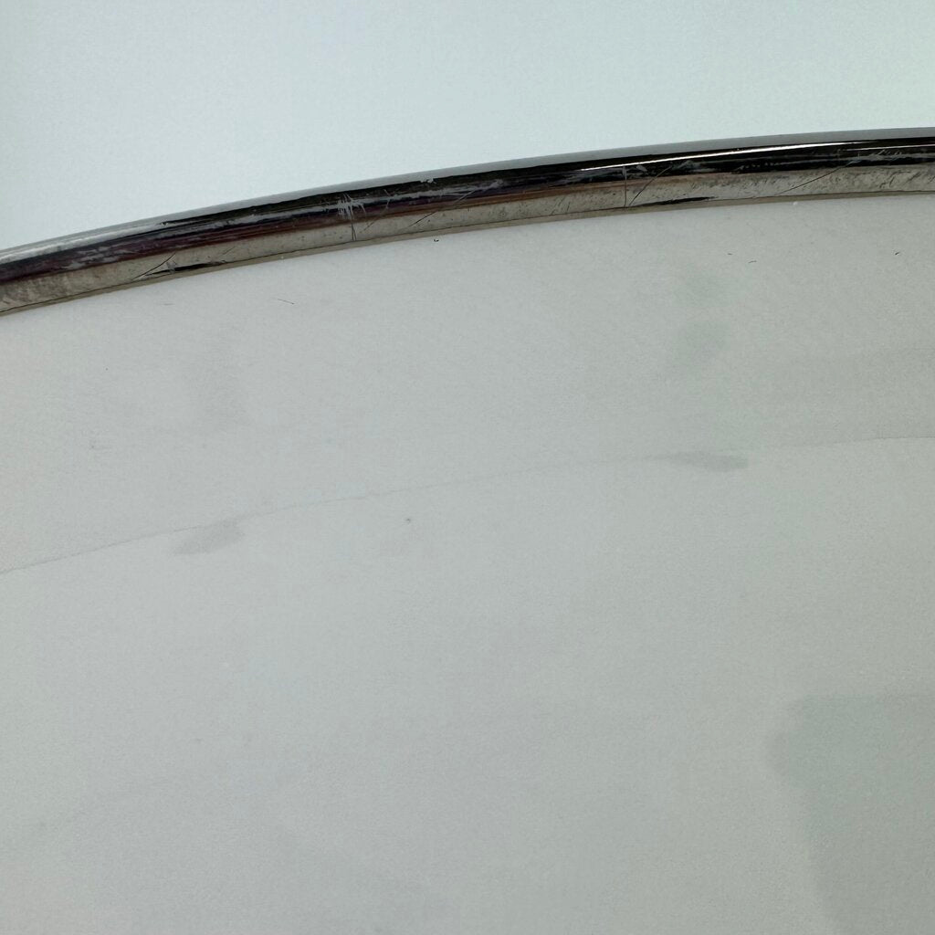 China Serving Platter - Silver Rimmed
