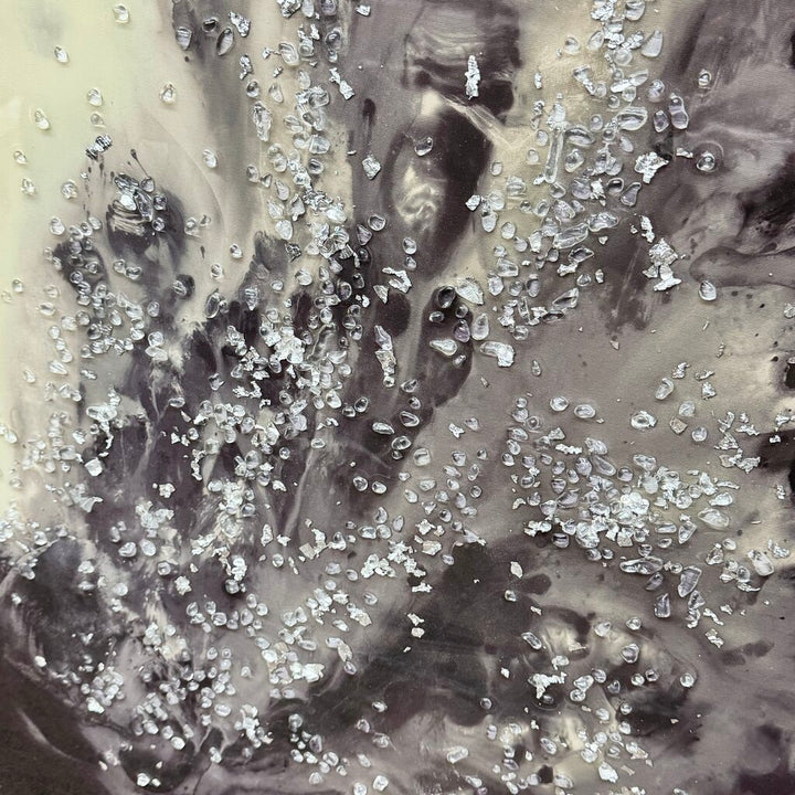 Orig. Price$ 900 - Textured Resin Abstract - Shine Bright