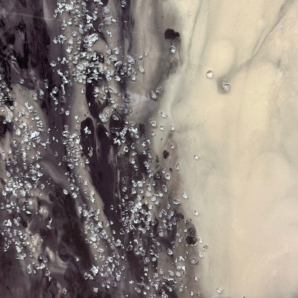 Orig. Price$ 900 - Textured Resin Abstract - Shine Bright