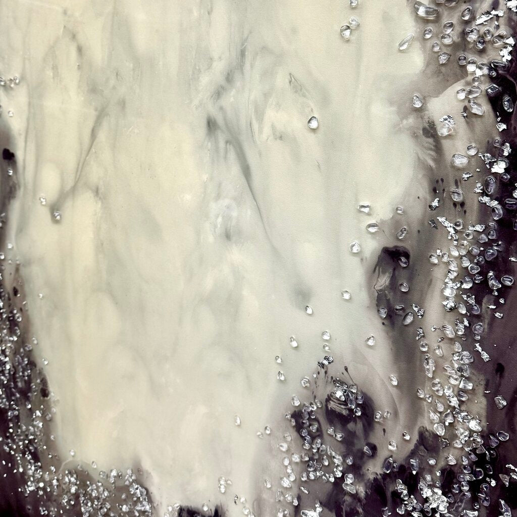 Orig. Price$ 900 - Textured Resin Abstract - Shine Bright
