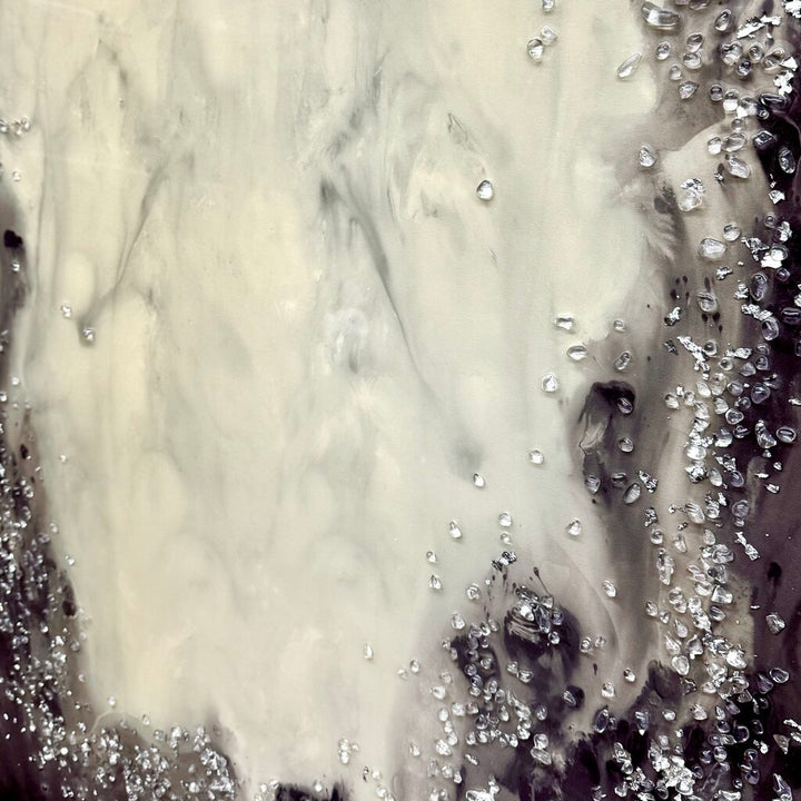 Orig. Price$ 900 - Textured Resin Abstract - Shine Bright