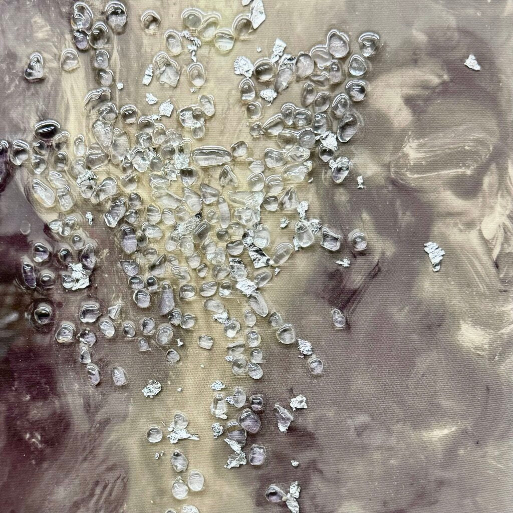 Orig. Price$ 900 - Textured Resin Abstract - Shine Bright