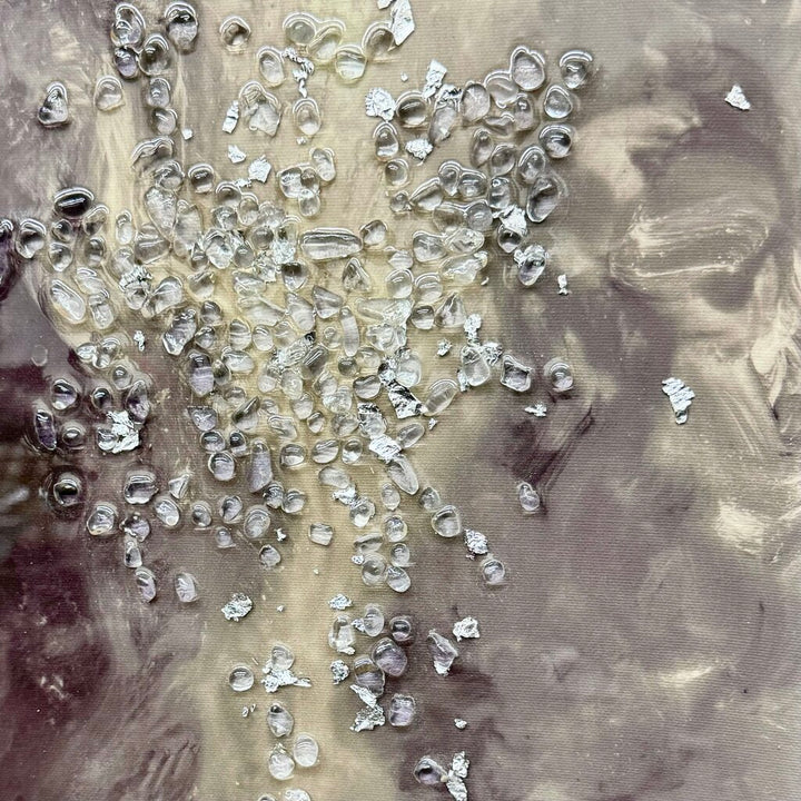 Orig. Price$ 900 - Textured Resin Abstract - Shine Bright