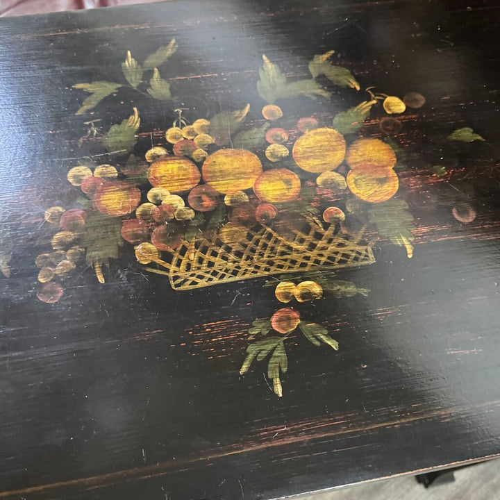 Hand-Painted Tole Style Console Table