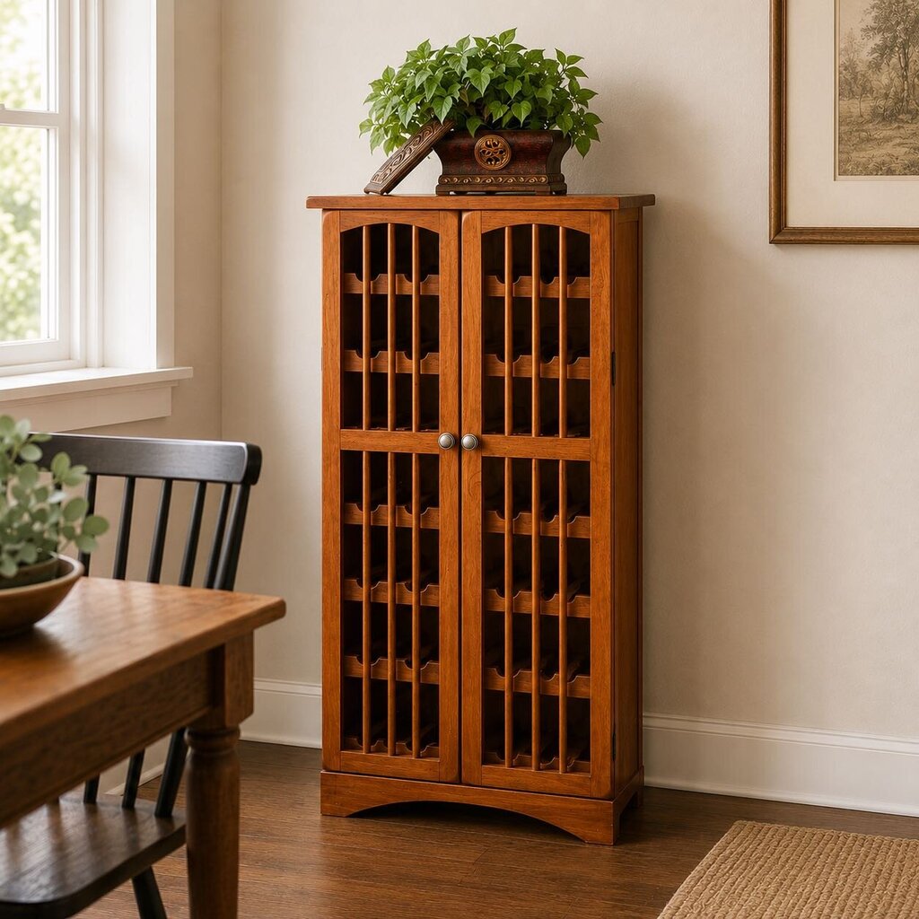 45 Bottle Slim Wine Cabinet