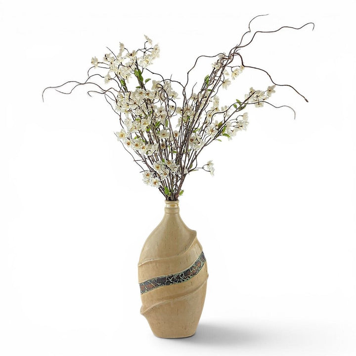 Cherry Blooms Stems in Vase