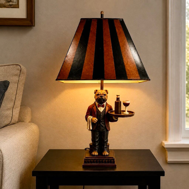 Dog Server / Wine Lamp