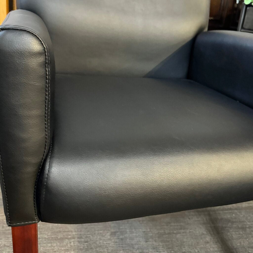 Orig. Price $275 - Vegan Leather Accent Chair
