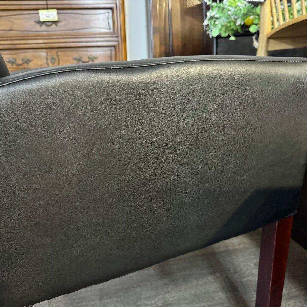 Orig. Price $275 - Vegan Leather Accent Chair