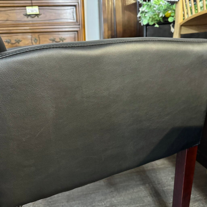 Orig. Price $275 - Vegan Leather Accent Chair