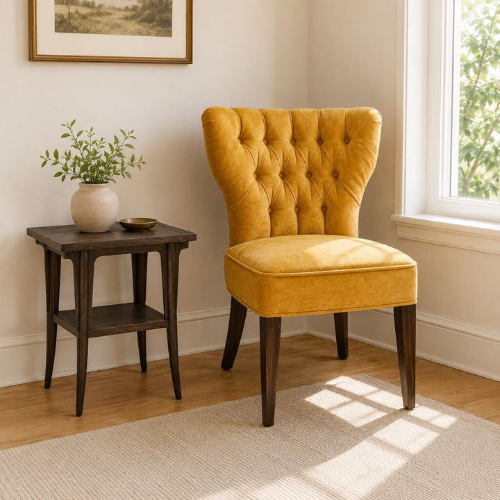 Orig. Price $600 - Tufted Velvet Chair