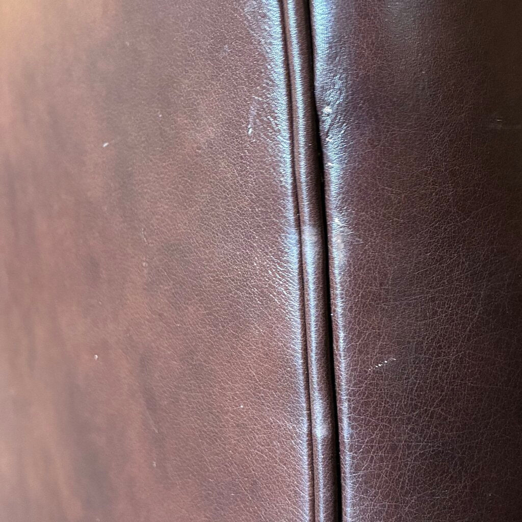 Orig. Price $3,088 - Carlotta Leather Loveseat
