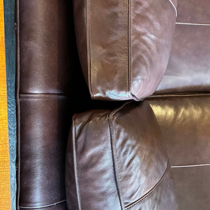 Orig. Price $3,088 - Carlotta Leather Loveseat