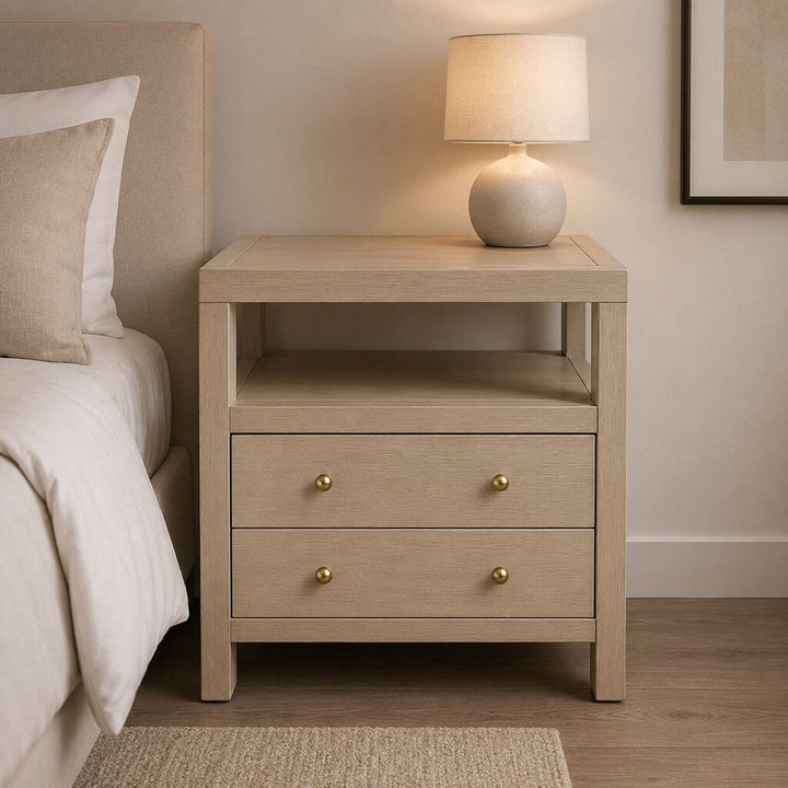 Orig. Price $529 - Nora 2 Drawer Nightstand