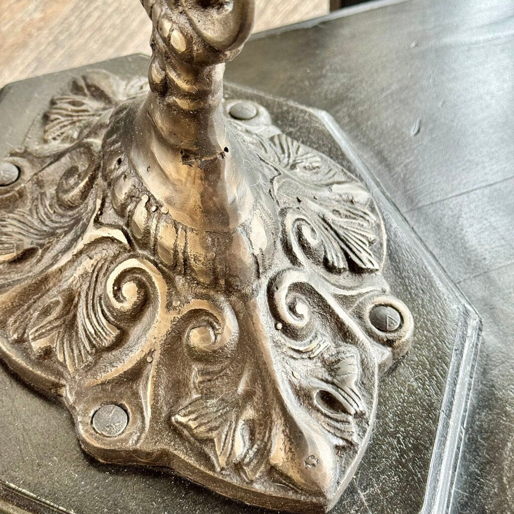 19th Century Zinc & Cast Iron Console Table