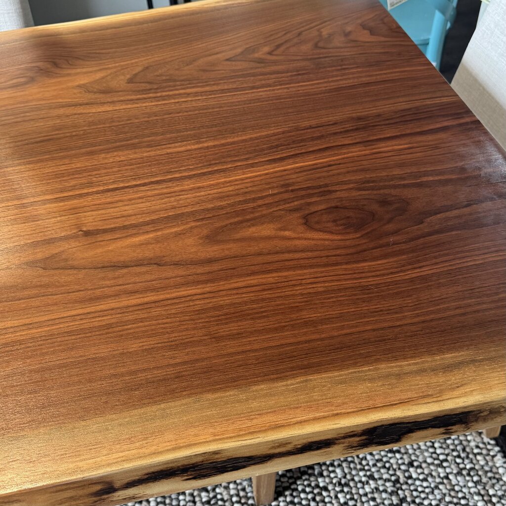 Orig. Price $6000 - Live Edge Table with Metal Base