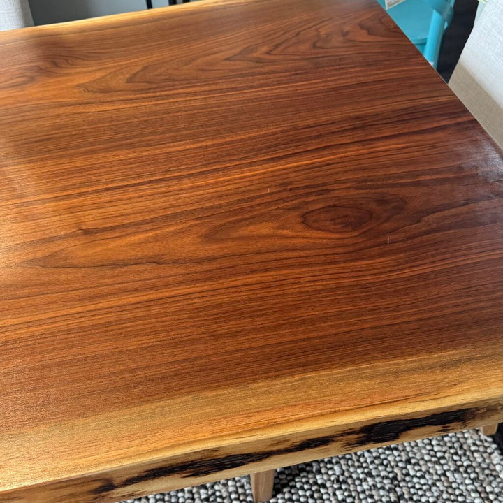 Orig. Price $6000 - Live Edge Table with Metal Base