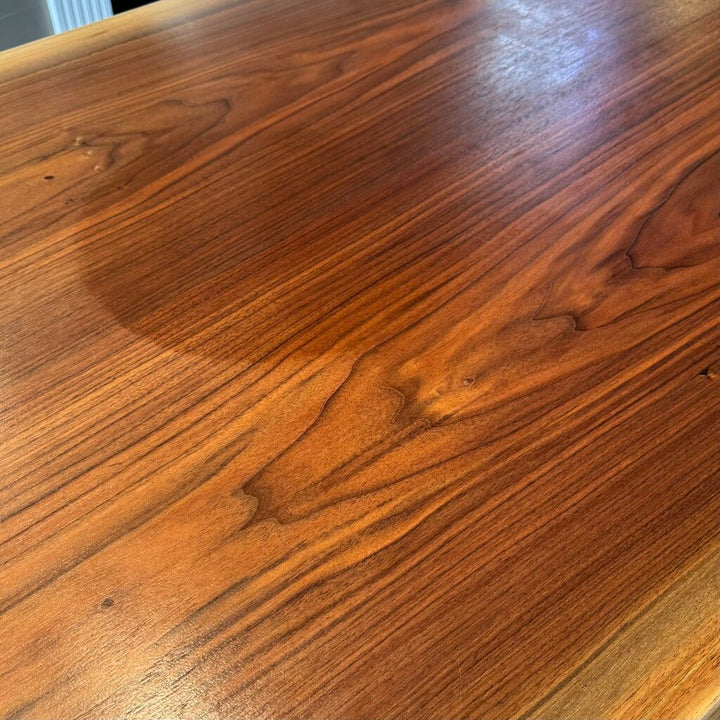 Orig. Price $6000 - Live Edge Table with Metal Base