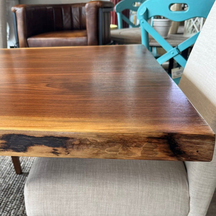 Orig. Price $6000 - Live Edge Table with Metal Base