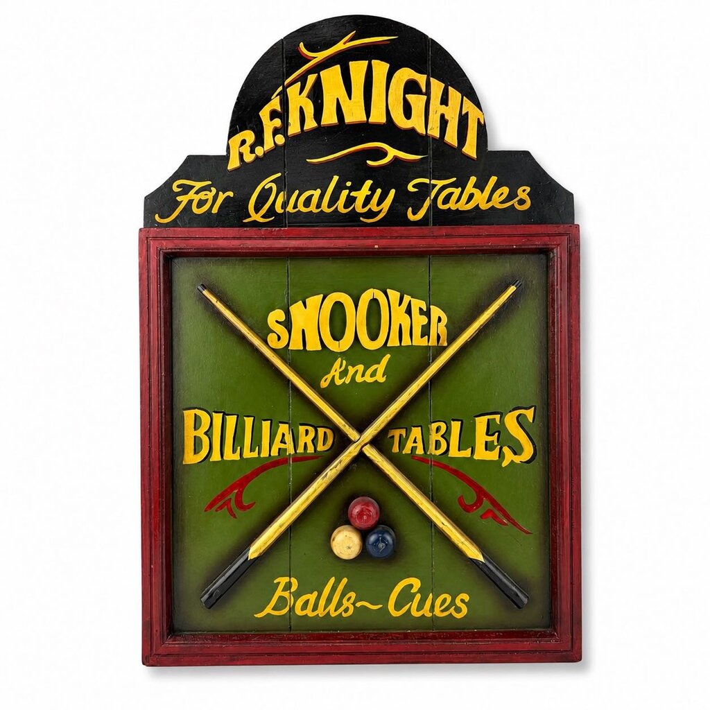 Snooker & Billiard Tables Sign