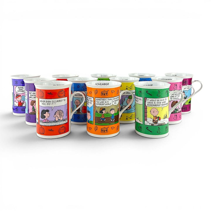 1 Year of Peanuts Mugs (12)