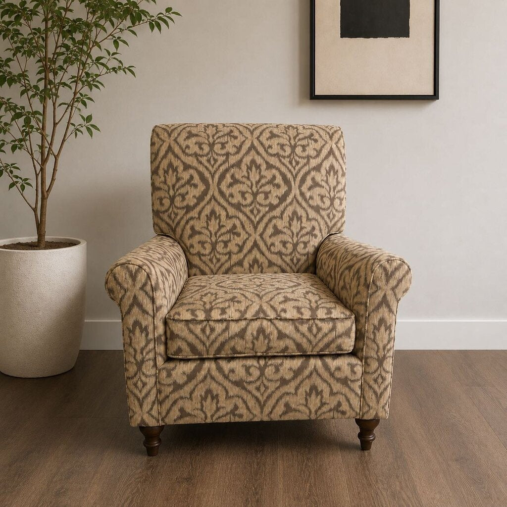 Orig. Price $1000 - Upholstered Solitaire Chair