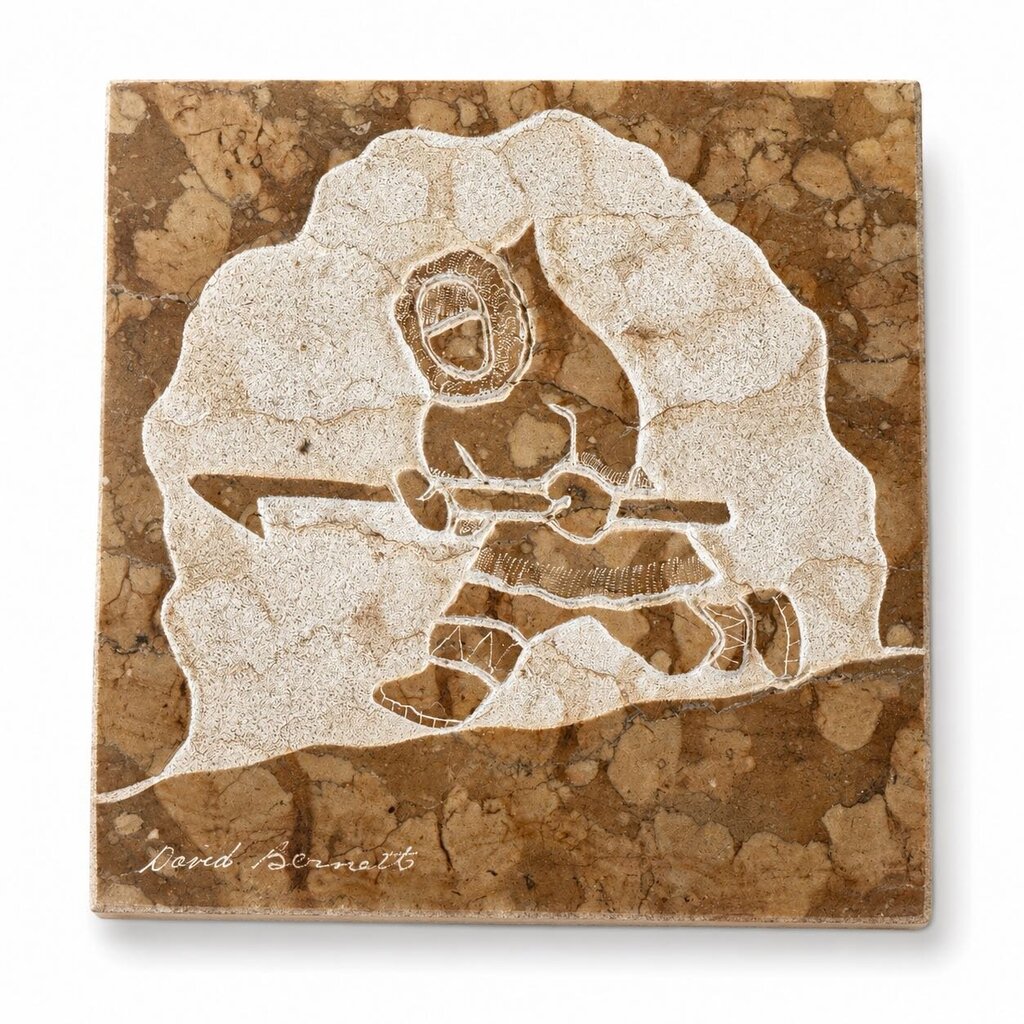 Eskimo Carved Marble - David Bernett
