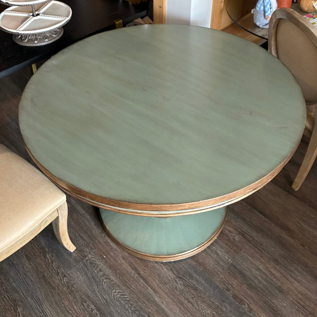Orig. Price $1,829 Evie Round Dining Table w/ Pedestal Base