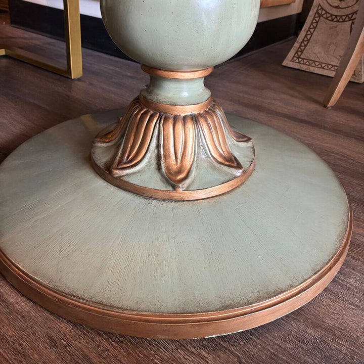 Orig. Price $1,829 Evie Round Dining Table w/ Pedestal Base