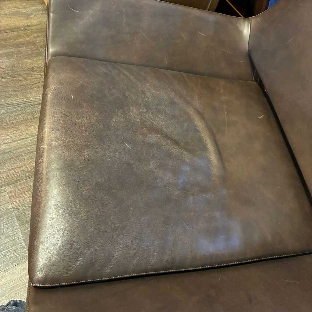 Orig. Price $4,300 - Metropolitan Leather Swivel Chair