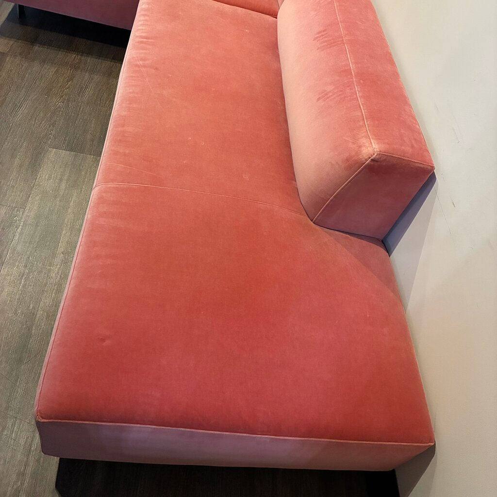 Orig. Price $3,600 - Velvet Chelsea Sectional