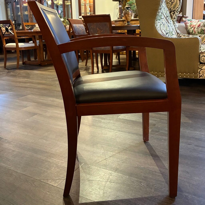 Vegan Leather Accent Chair