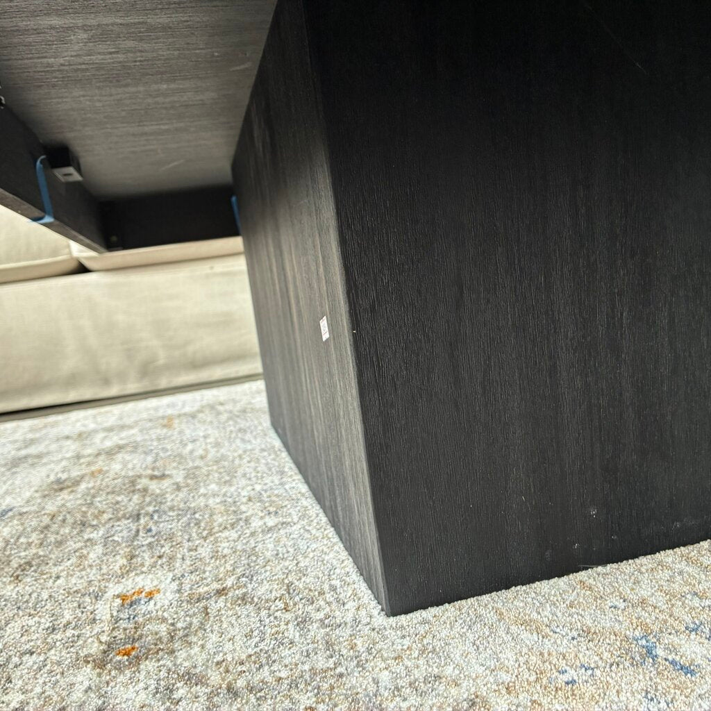 Orig. Price $685 - Wood Cocktail Table w/ Glass Top