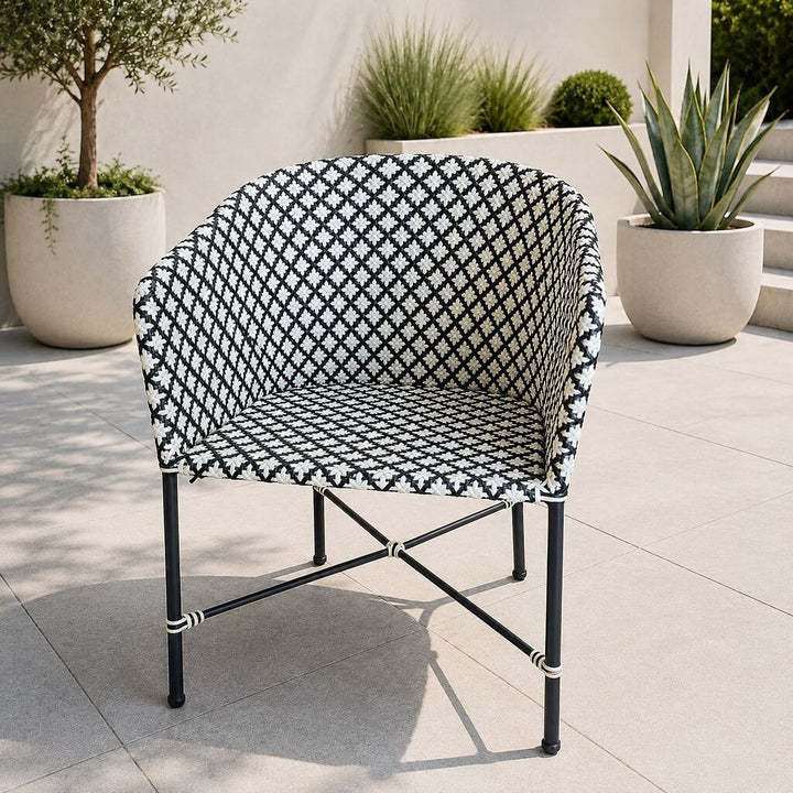Orig. Price $399 - Brava Outdoor Dining-Lounge Wicker Armchair
