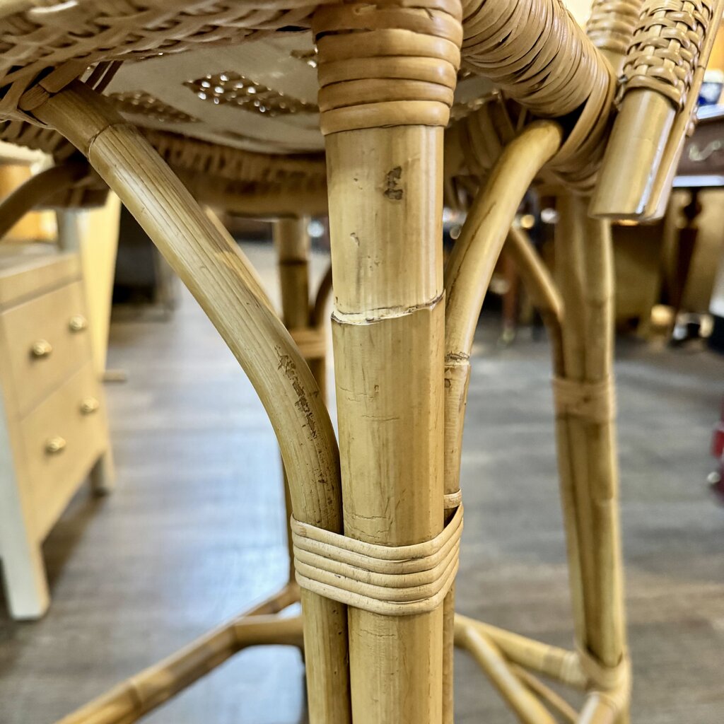 Orig. Price $448 - Sunwashed Riveria Rattan Stool
