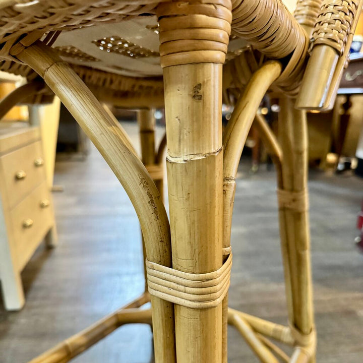 Orig. Price $448 - Sunwashed Riveria Rattan Stool