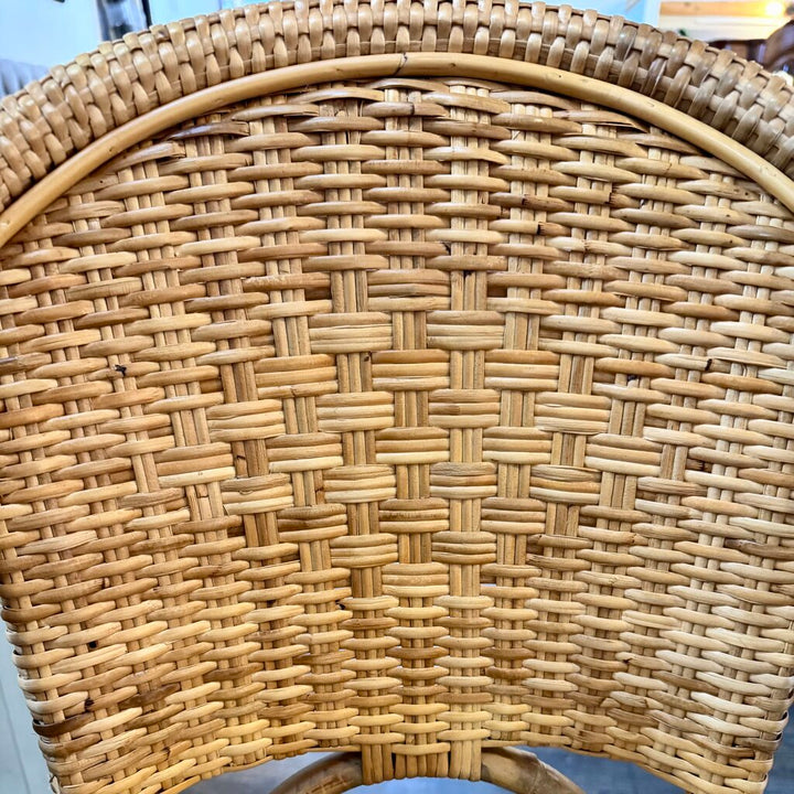 Orig. Price $448 - Sunwashed Riveria Rattan Stool
