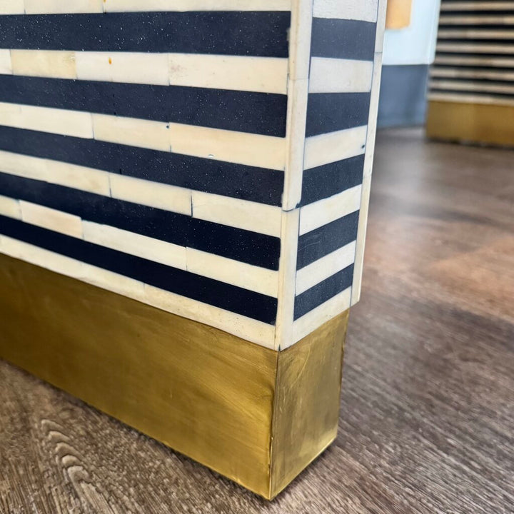 Orig. Price $1300 - Waterfall Inlay Console Table