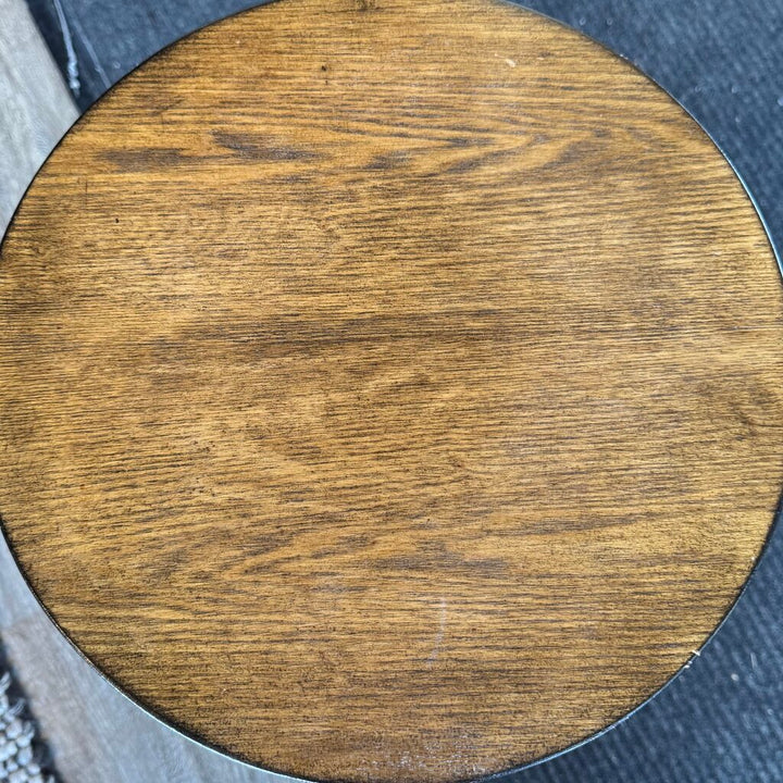 Wooden Industrial Style Stool