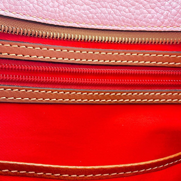Pebble Leather Tote Handbag - Lexington