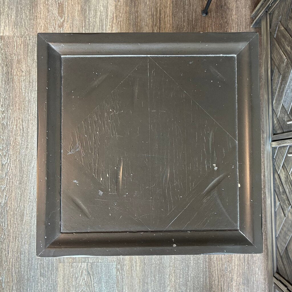 Wooden Accent Table with 3 Shelves