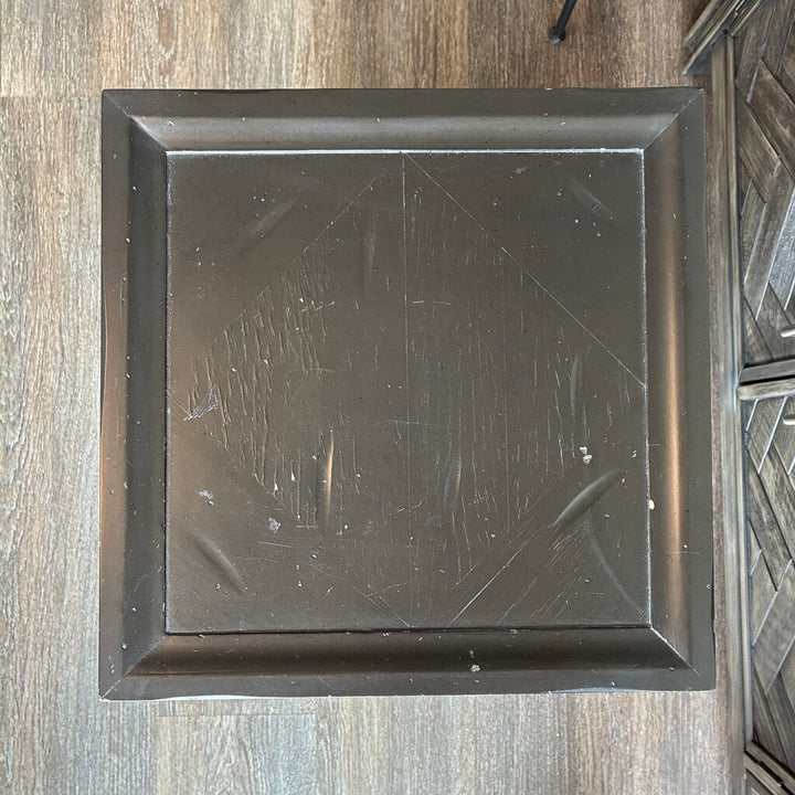 Wooden Accent Table with 3 Shelves