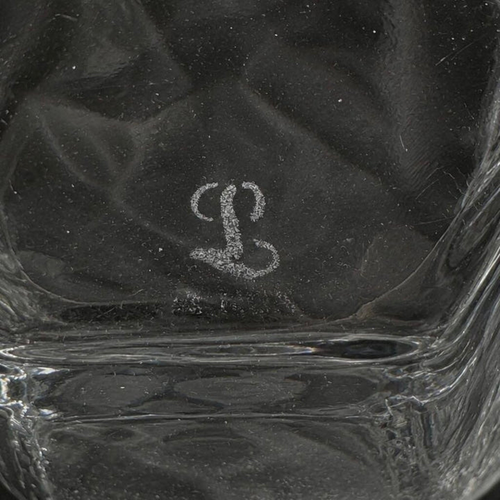 Set of 10 Antique Clear Double Old Fashioned Glasses