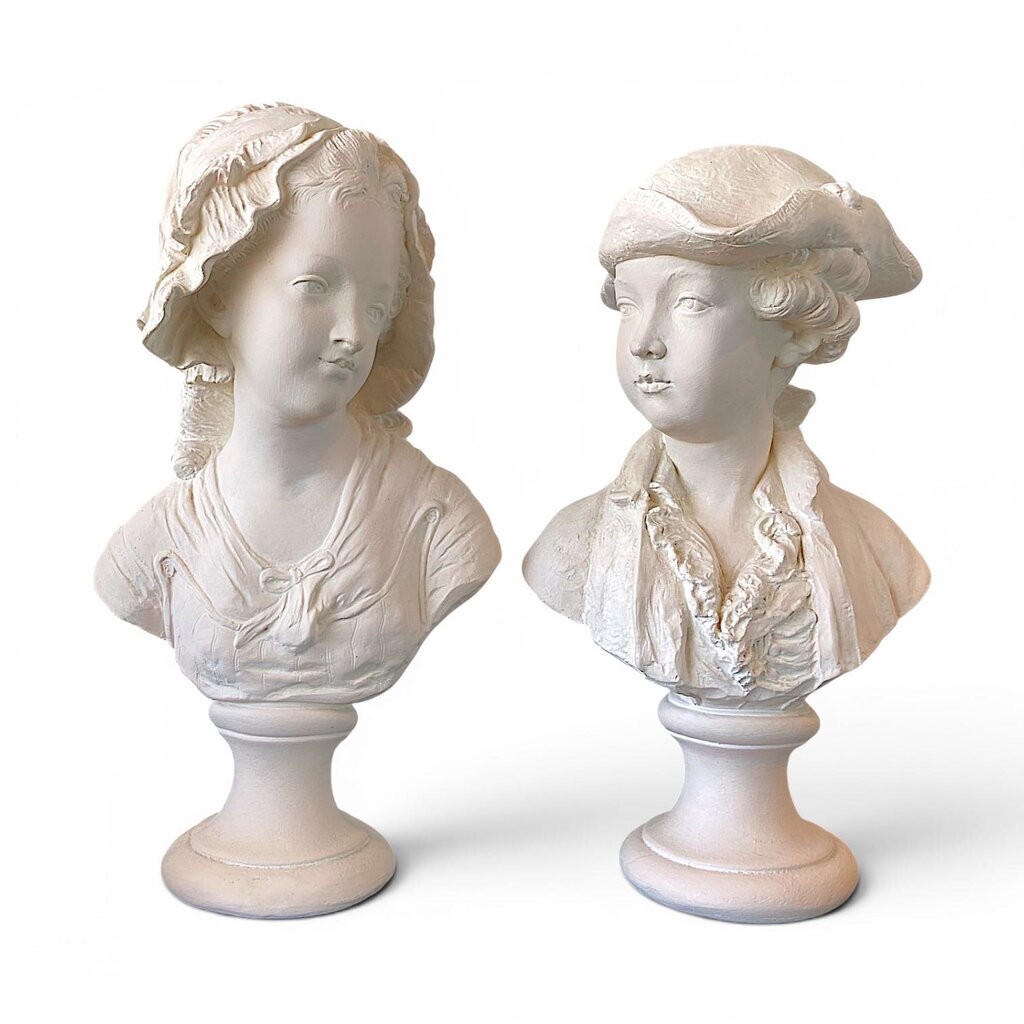 Pair of Victorian Couple Bust