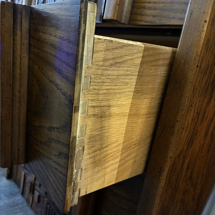 Brutalist Dresser w/ Mirror - Pueblo Collection
