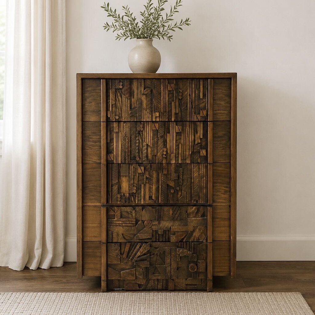 Brutalist Tall Dresser - Pueblo Collection