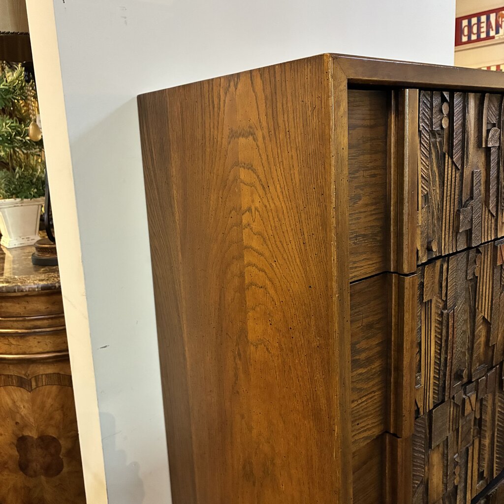Brutalist Tall Dresser - Pueblo Collection